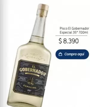 PISCO EL GOBERNADOR ESPECIAL 35°