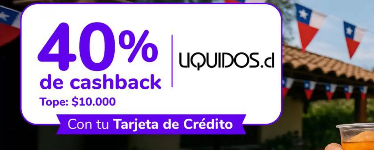 40% De Cashback