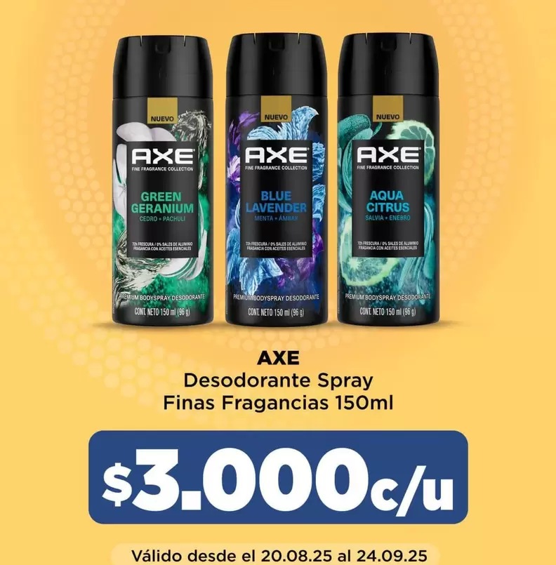 Axe - Desodorante Spray Finas Fragancias
