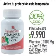 Vitamina C + Zinc 15 MCG
