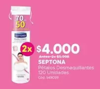 120 - Petalos Desmaquillantes  Unidades