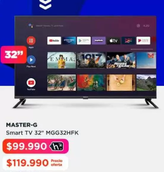 Master-G - Smart Tv 32" MGG32HFK