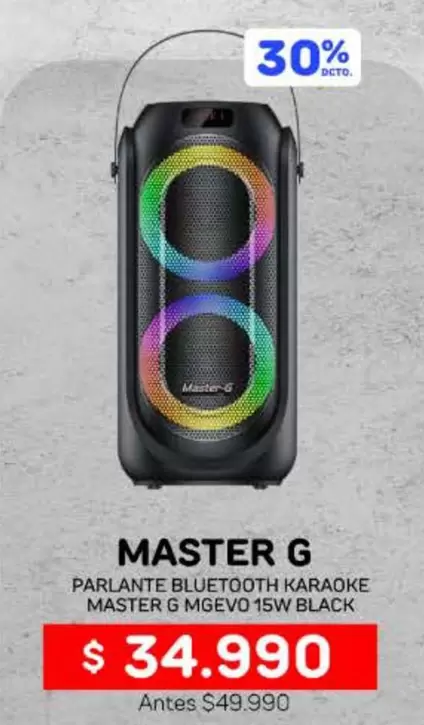 Master-G - Parlante Bluetooth Karaoke Master G Mgevo
