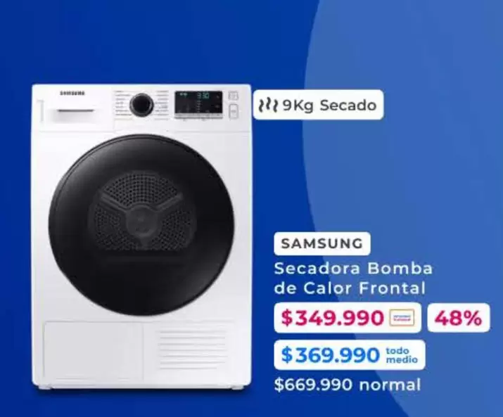 Samsung - Secadora Bomba De Calor Frontal
