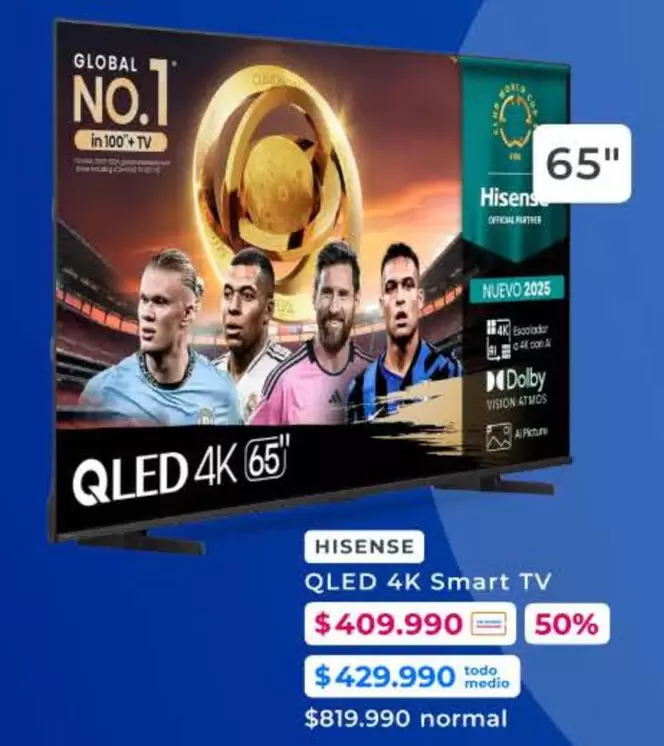 Hisense - Qled 4k Smart Tv