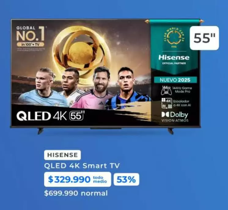 Hisense - Qled 4k Smart Tv