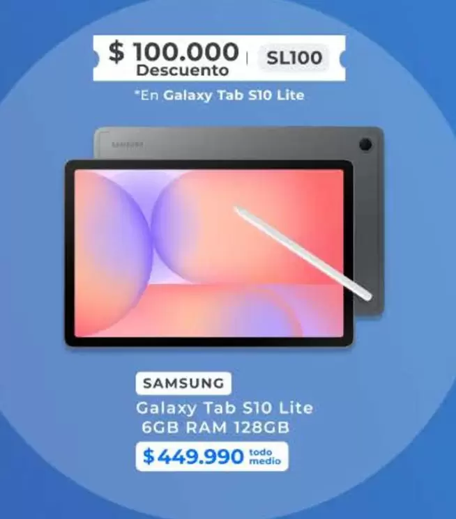 Samsung - Galaxy Tab S10 Lite