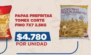 Papas Prefritas Con Fine