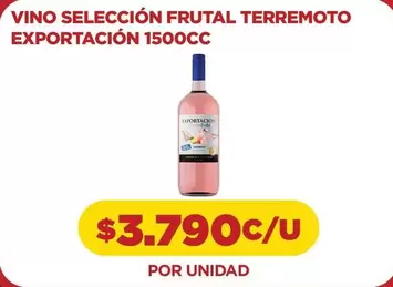 Exportación - Vino Seleccion Frutal