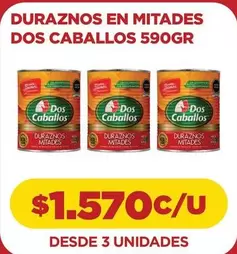 Dos Caballos - Duraznos En Mitades