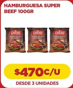 Hamburguesa Super Beef