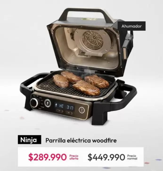 Parrilla Electrica Woodfire