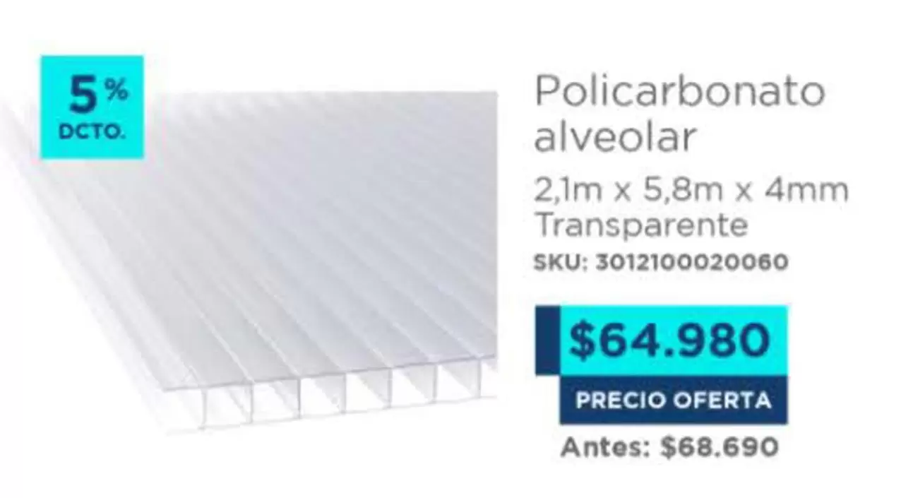 Policarbonato Alveolar