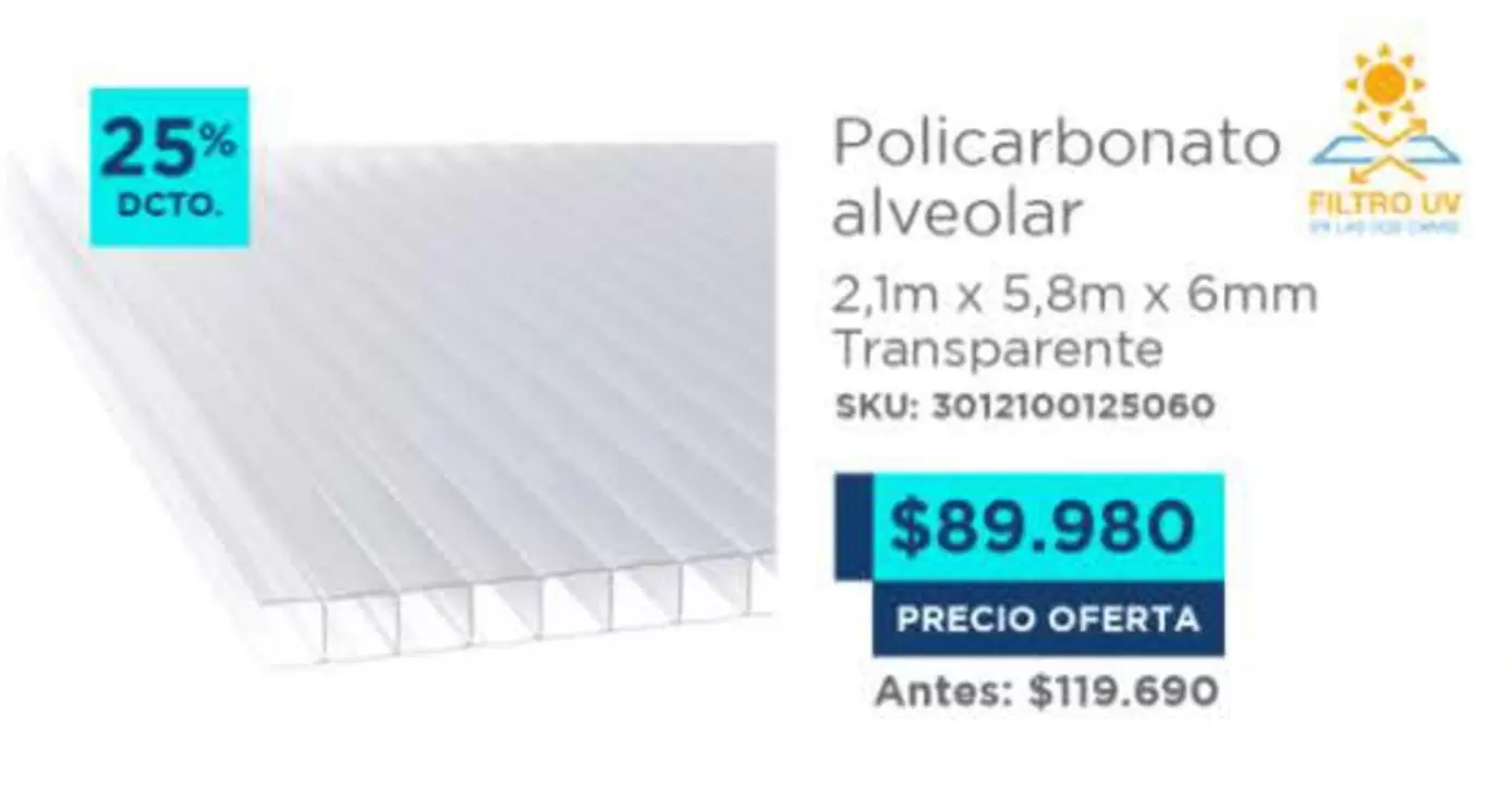 Policarbonato Alveolar