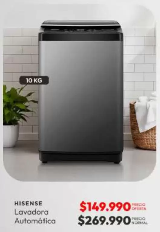 Hisense - Lavadora Automática