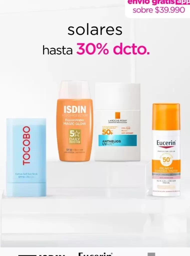 Isdin - Solares Hasta 30% Dcto
