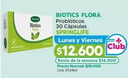 Bioflora - Probioticos 30 Cápsulas