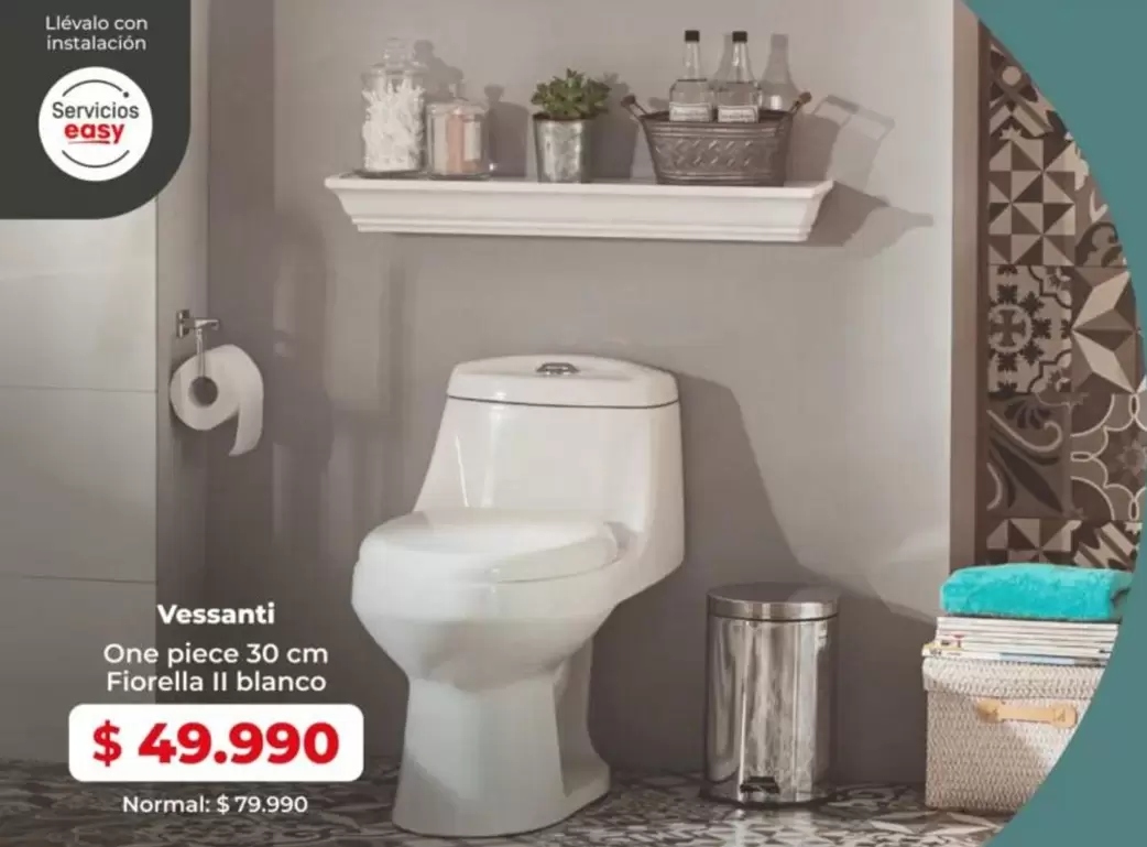 Vessanti - One Piece 30 Cm Fiorella I Blanco