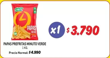 Minuto Verde - Papas Prefritas