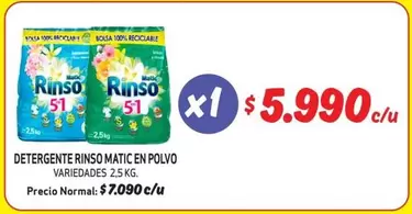 Rinso - Detergente Polvo