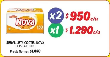 Nova - Servilleta Coctel