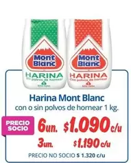 Mont Blanc - Harina Con O Sin Polvos De Hornear