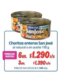 San José - Choritos Enteros