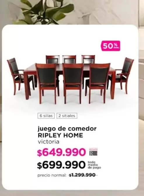 Victoria - juego de comedor Ripley home