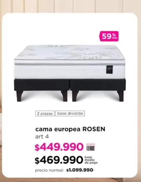 Rosen - Cama Europea
