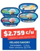 Savory - Helado