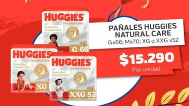 Huggies - Pañales Natural Care