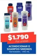 Simond's - Acondicionar O Shampoo