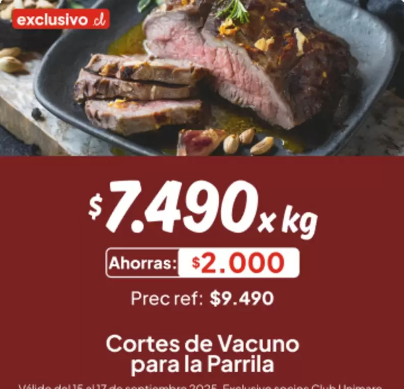 Cortes -  De Vacuno Para La Parrilla