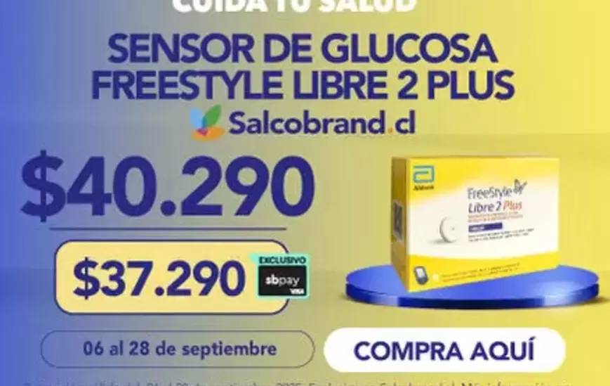 FreeStyle - Sensor De Glucosa Freestyle Libre 2 Plus