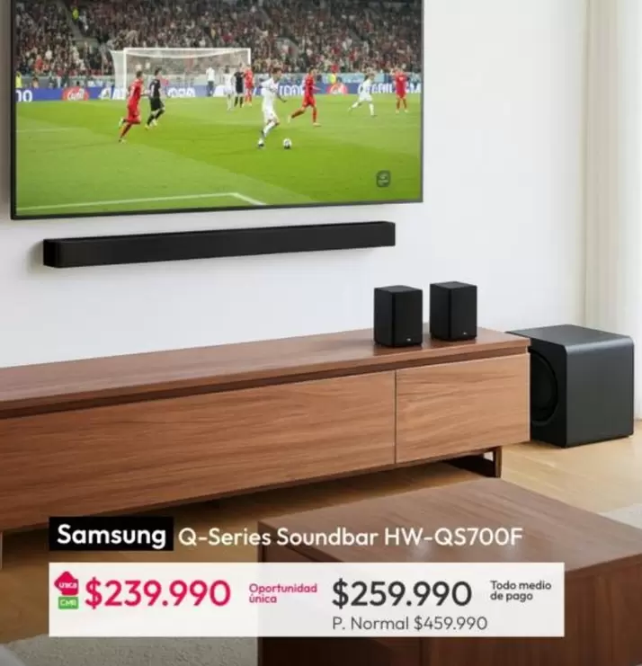 Samsung - Q-Series Soundbar HW-QS700F
