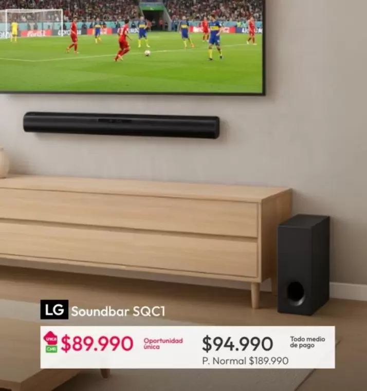LG - Soundbar SQC 1