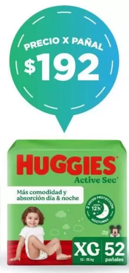 Huggies -  Active Sec