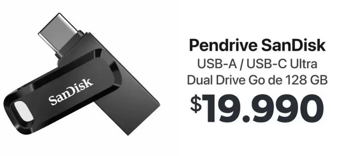 SanDisk - Usb-a/ Usb-c Ultra Dual Drive Go