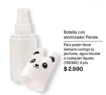 Panda - Botella Con Atomizador