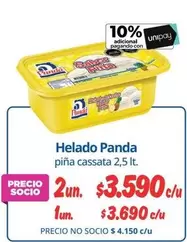 Panda - Helado  Pina Cassata