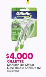 Gillette - Maquina De Afeitar Desechable Sencare