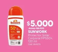 Sunwork - Protector Solar Corporal Fps50+