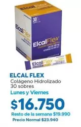 Flex - Colageno Hidrolizado 30 Sobres Lunes Y Viernes