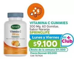 Springlife - Vitamina C Gummies