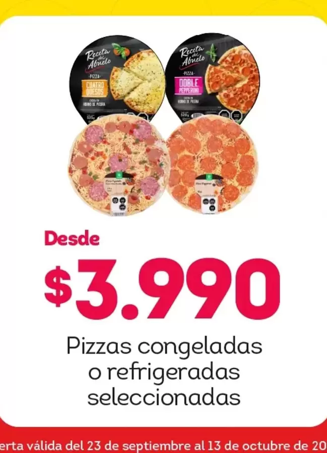 Abuelo - Pizzas Congeladas O Refrigeradas Seleccionadas