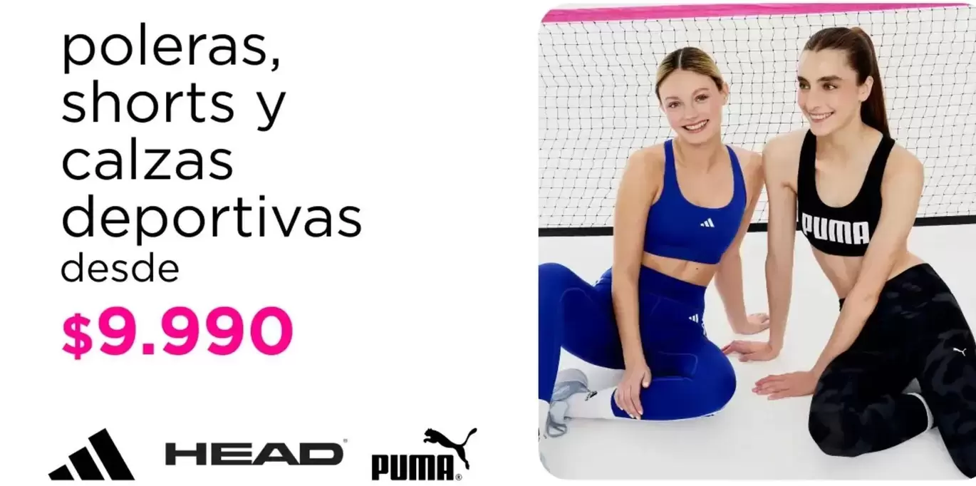 Head - Poleras, Shorts Y Calzas Deportivas