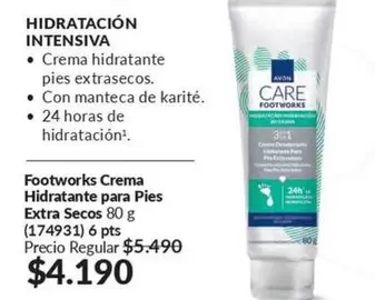 Foot Works - Crema Hidratante Para Pies