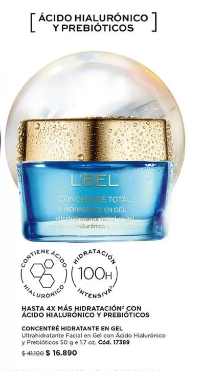 L'Oréal - Hasta Y Mas Hidratacion Con Acido Hialuronico Y Prebioticos
