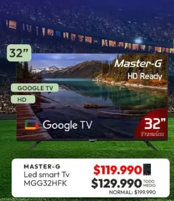 Master-G - Led Smart Tv Mgg32hfk
