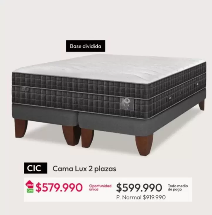 Cic - Cama Lux 2 Plazas